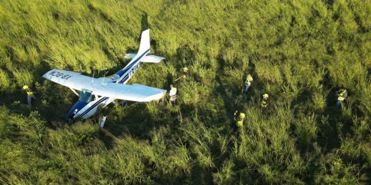 Se desploma avioneta en Aldama