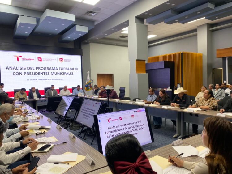FORTAMUN lleva equipo y acciones para mejorar la seguridad pública en centro de Tamaulipas