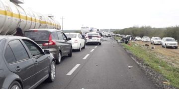 Mueren 2 en carambola sobre carretera Victoria-Matamoros