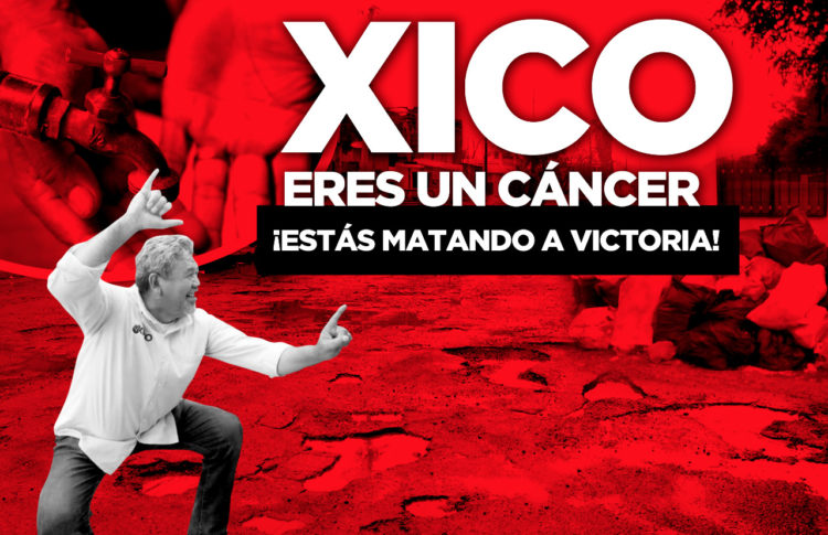 Aumenta malestar social contra Xico González, alcalde de Victoria