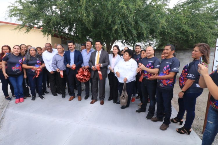Atiende Mario López rezago en infraestructura escolar en Matamoros