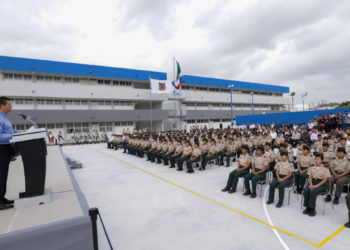 Inaugura Gobernador segunda etapa del Bachillerato Militarizado en Reynosa