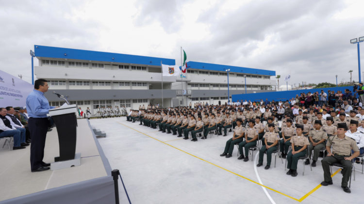 Inaugura Gobernador segunda etapa del Bachillerato Militarizado en Reynosa
