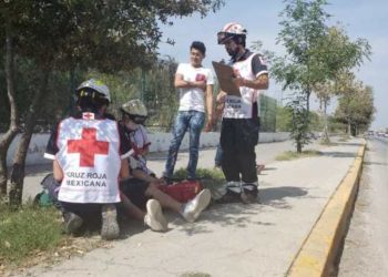 Aceite ocasiona que derrape motocicleta