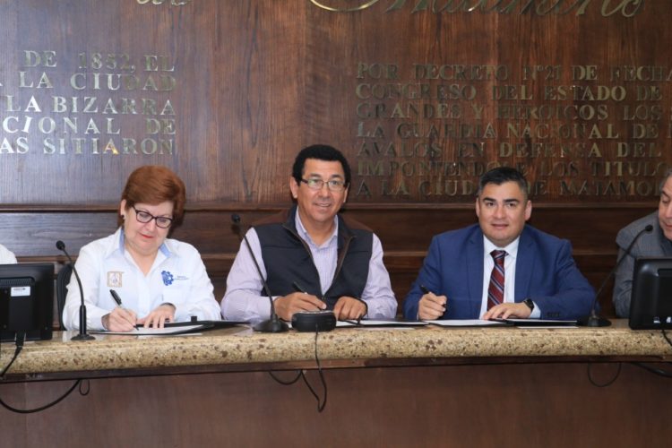 Pactan Mario López y Tecnológico de Matamoros fomento a la ciencia