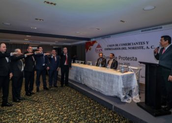 Rinde protesta directiva de Unión de Comerciantes y Empresarios del Noreste