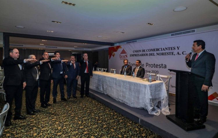 Rinde protesta directiva de Unión de Comerciantes y Empresarios del Noreste