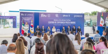 Mariana Gómez inaugura Centro de Esperanza POSCO Amigos