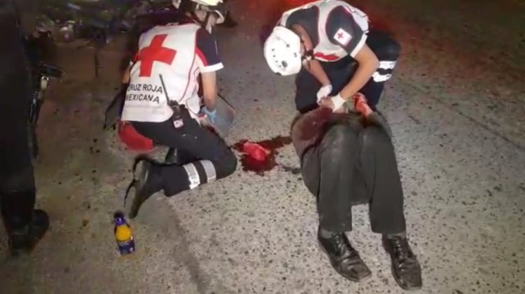 Bache ocasiona que empelado se lesione