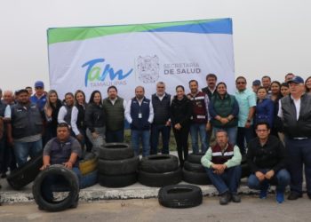 Realizan campaña contra el dengue en playa Bagdad de Matamoros