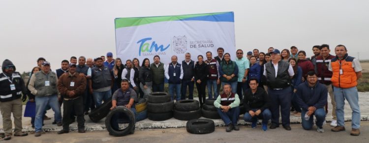 Realizan campaña contra el dengue en playa Bagdad de Matamoros