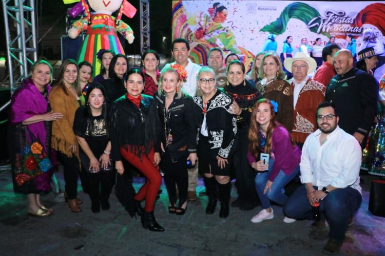 Inaugura alcalde Mario López Fiestas Mexicanas Matamoros 2020
