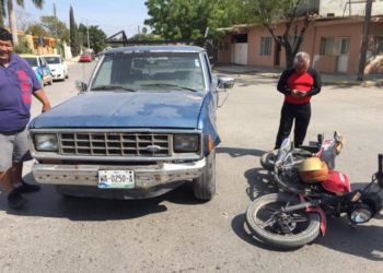 Padre e hijo se lesionan en choque