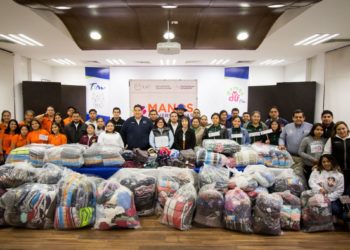 Entrega UAT donativo de cobijas y ropa de invierno al DIF-Tam