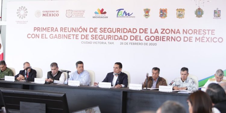 Se reúnen en Tamaulipas Gobernadores de la Comisión de Seguridad de CONAGO.
