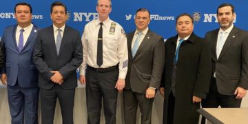 Gobernador de Tamaulipas se reúne con autoridades del Departamento de Policía de Nueva York