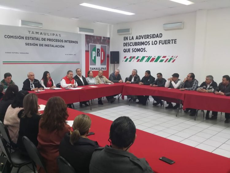 Renovará PRI Consejo Político Estatal, Consejos Municipales y 43 dirigencias en Tamaulipas