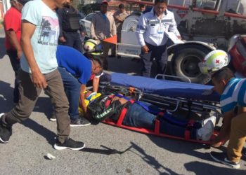 Pipa lesiona a motociclista