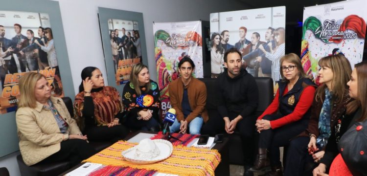 Matamoros tierra de gente capaz y talento; afirma actor Mauricio Argüelles invitado de Fiestas Mexicanas