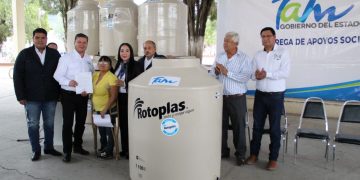 Gobierno de Tamaulipas y SEBIEN entrega insumos en Palmillas