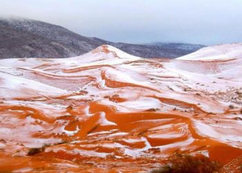 El día que el Sahara se cubrió de nieve