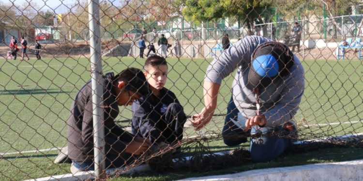 Intensifica Municipio rehabilitación de Unidades Deportivas