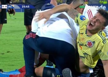 Lamentable lesión del americanista Benedetti