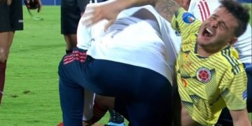 Lamentable lesión del americanista Benedetti