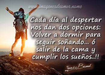 CADA DIA TENEMOS DOS OPCIONES