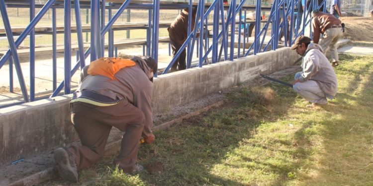 Intensifica Municipio rehabilitación de Unidades Deportivas