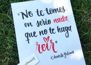 No te tomes en serio