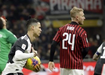 Firma CR7 de penal empate de La Juve contra el Milán