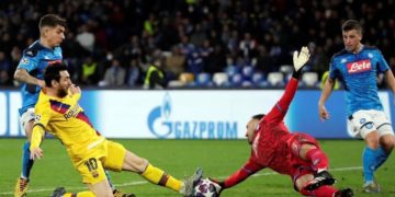 Rescata el Barcelona empate ante Nápoles