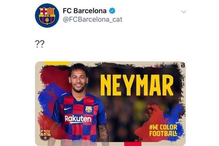 Hackean cuenta de Twitter al Barcelona