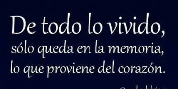 De todo lo vivido