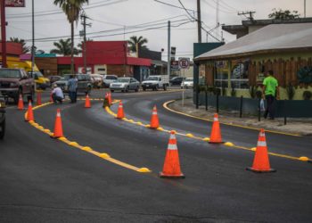 Fortalece Matamoros movilidad vehicular con avenidas pavimentadas y señalizadas