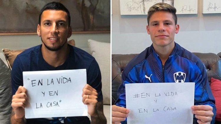 Jugadores de Rayados de Monterrey se unen al #MeQuedoEnCasa