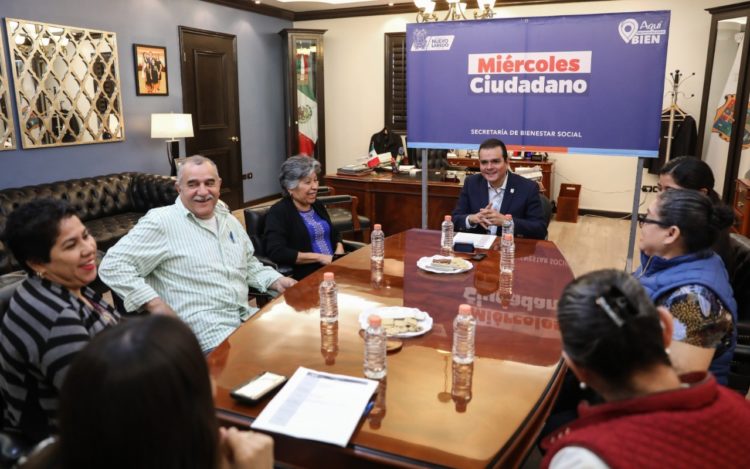 Enrique Rivas atiende a 26 personas de 6 colonias en Miércoles Ciudadano