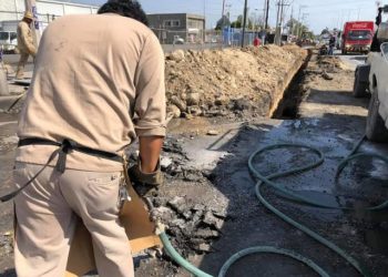 Rehabilitan válvulas para incrementar niveles de presión de agua en Victoria