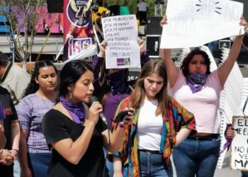 Feministas de Reynosa lanzan llamado al paro de la violencia. 