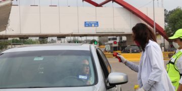 Refuerzan cerco sanitario contra el COVID-19, con participación de 120 servidores públicos