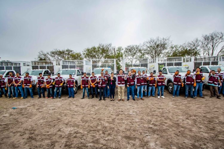 Entregan en Matamoros 19 nuevas unidades a limpieza pública