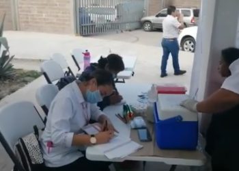 Realizan trabajos de prevención en campamento migrante