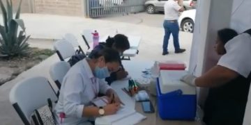 Realizan trabajos de prevención en campamento migrante