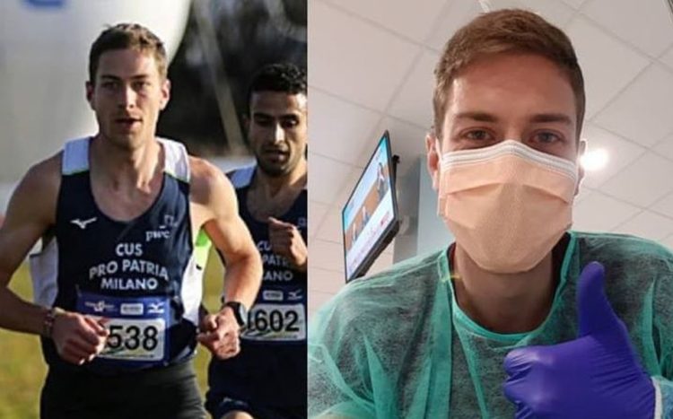 Edoardo Melloni, atleta Italiano venció el COVID-19
