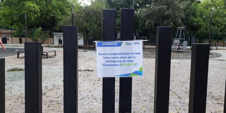 Cierran Espacios Públicos Deportivos