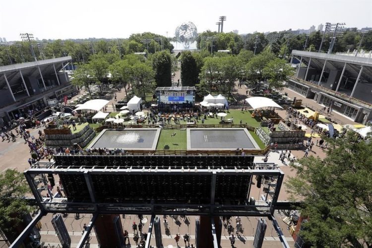 Casa del US Open convertida en un auténtico hospital
