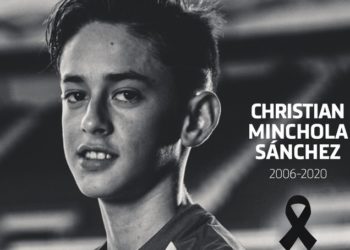 Fallece Christian Minchola a los 14 años, jugador del Atlético.