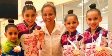 Brillan gimnastas cuerudas