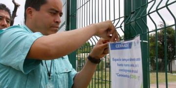 Cierran Espacios Públicos Deportivos